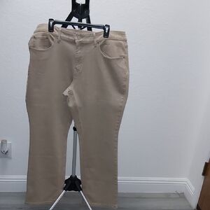 Time and Tru Beige Bootcut Pants